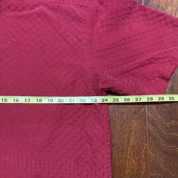 Quiksilver Vintage Button Down Casual Polyester Red Shirt Men's Size XL - Picture 5 of 8